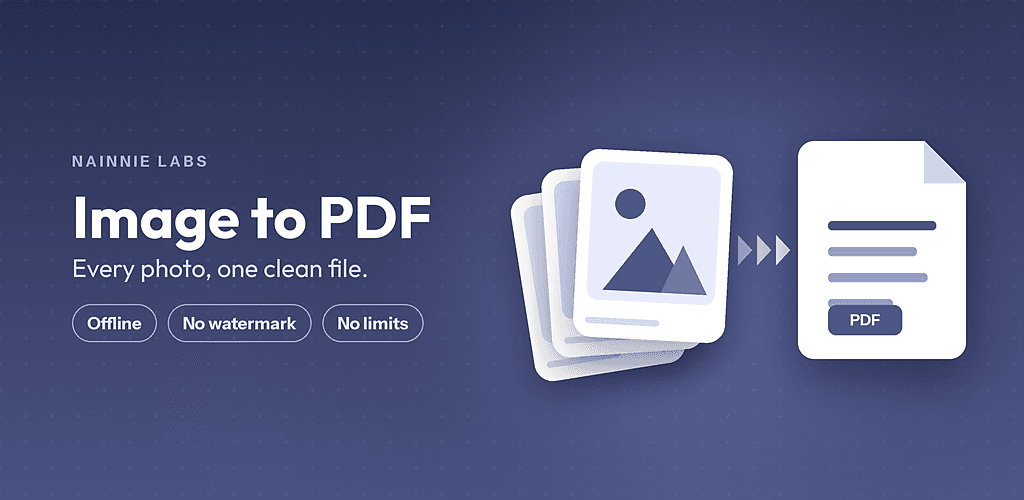 Foldra — Image to PDF maker: offline, no watermark, no limits