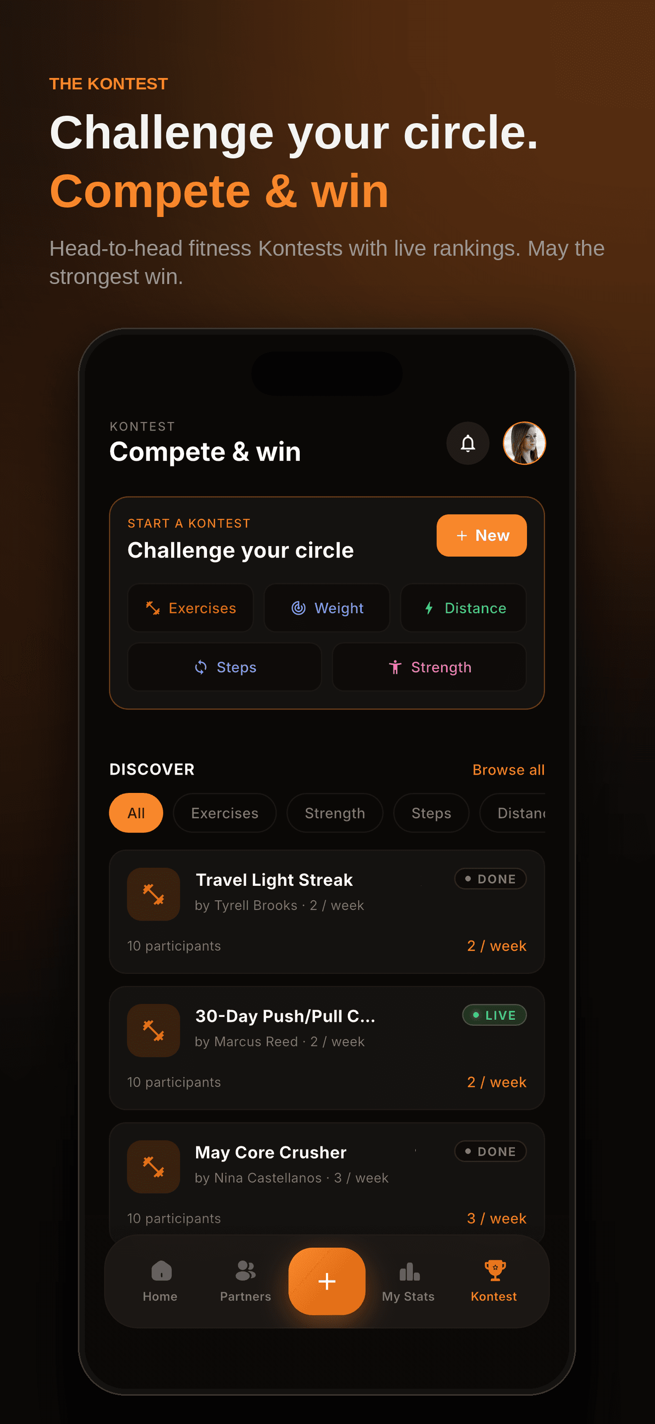 Kontest screenshot