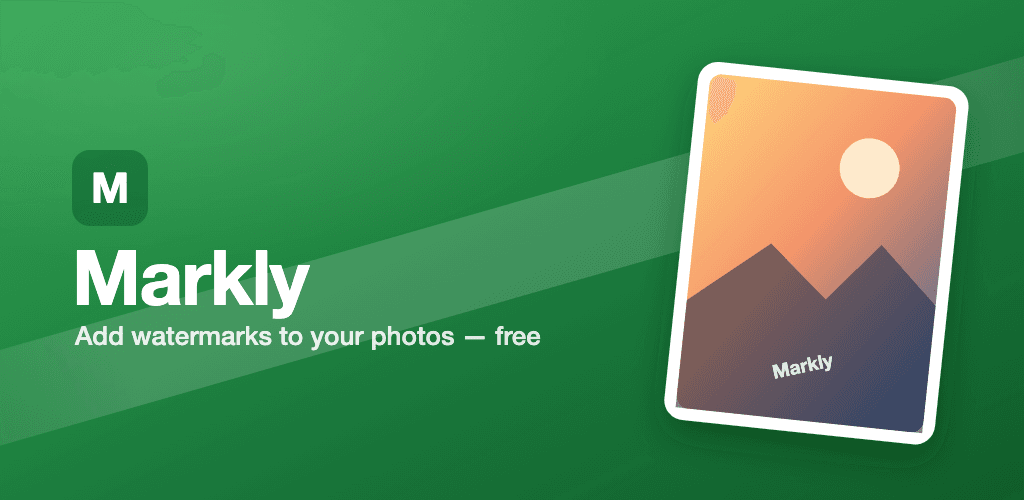 Markly — Text and logo watermarks — every feature free.