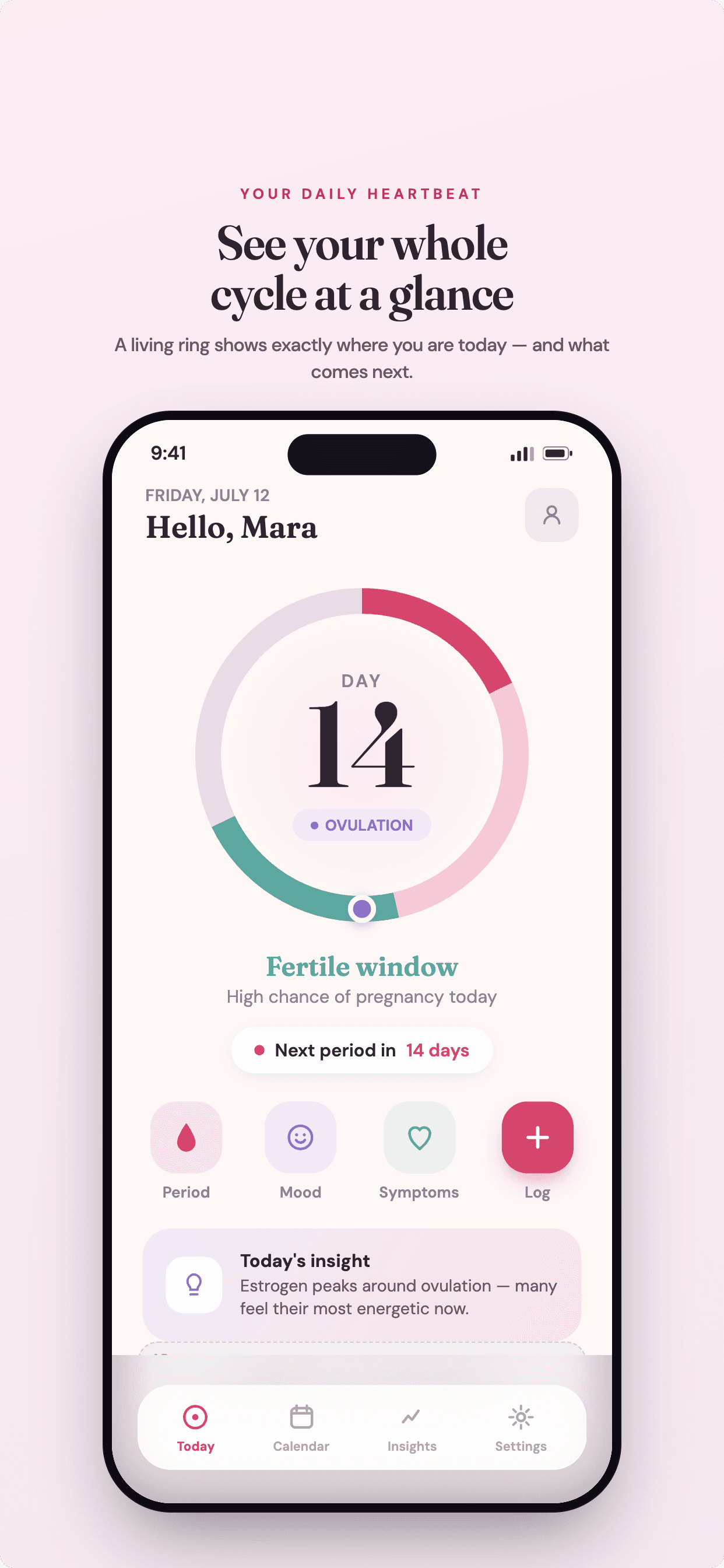 Rosea main screen