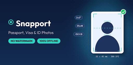 Snapport — Passport, visa & ID photos — offline, no watermark.