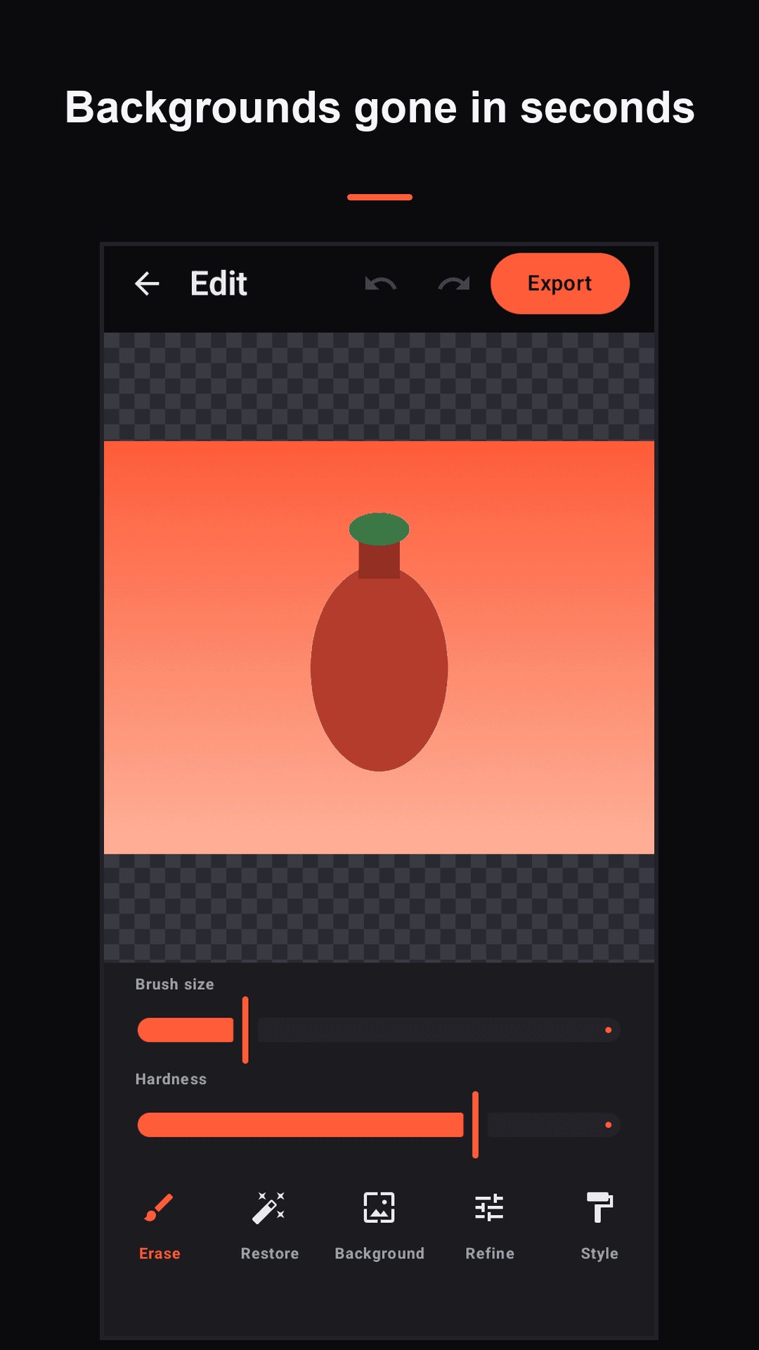 Cutora main screen